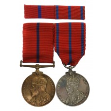 1902 Police Coronation Medal & 1911 Police Coronation Medal Pair - PC. J. Smith, 'T' Division (Hammersmith), Metropolitan Police