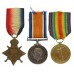 WW1 1914-15 Star Medal Trio - Pte. W.F. Hagan, Northumberland Fusiliers