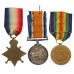 WW1 1914-15 Star Medal Trio - Pte. W.F. Hagan, Northumberland Fusiliers