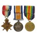 WW1 1914 Mons Star Medal Trio - Pte. A. Swanson, 2nd Bn. Suffolk Regiment - Died of Wounds 24/09/1915