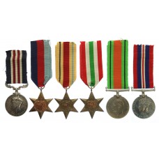 WW2 First Wave at Salerno Military Medal (Immediate) Group of Six to a Prisoner of War - L.Sgt. F. Price, Hampshire Regiment