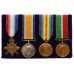 WW1 1914-15 Star, British War Medal, Victory Medal & Mercantile Marine War Medal Group of Four - Asst. Std. A. McBrain, Merchant Navy & Mercantile Fleet Auxiliary