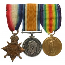 WW1 1914-15 Star Medal Trio - Pte. T.E. Pearson, City of London Yeomanry