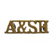 Argyll & Sutherland Highlanders (A & SH) Shoulder Title