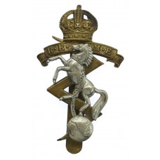 Royal Electrical & Mechanical Engineers (R.E.M.E.) Cap Badge - King's Crown (2nd Pattern)