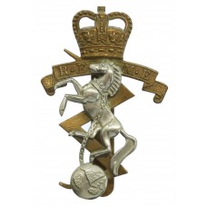 Royal Electrical & Mechanical Engineers (R.E.M.E.) Bi-Metal Cap Badge - Queen's Crown 