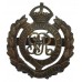 George V Royal Engineers Officer's Service Dress Cap Badge