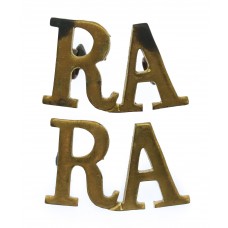 Pair of Royal Artillery (R.A.) Shoulder Titles