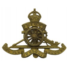Royal Artillery (Revolving Wheel) Cap Badge - King's Crown