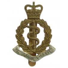 Royal Army Medical Corps (R.A.M.C.) Bi-Metal Cap Badge - Queen's Crown