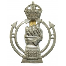 Royal Armoured Corps (R.A.C.) Cap Badge - King's Crown