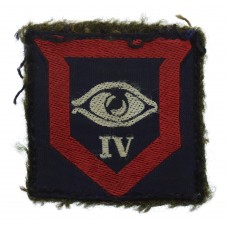 4th Guards Brigade Infantry Division Silk Embroidered Formation S