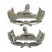 Pair of Gloucestershire Regiment Anodised (Staybrite) Collar Badges