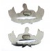 Pair of Gloucestershire Regiment Anodised (Staybrite) Collar Badges