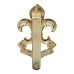 The King's Regiment Anodised (Staybrite) Cap Badge 
