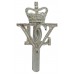 5th Dragoon Guards Anodised (Staybrite) Cap Badge - Queen's Crown