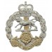 Royal Hampshire Regiment Anodised (Staybrite) Cap Badge - Queen's Crown
