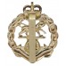 Royal Hampshire Regiment Anodised (Staybrite) Cap Badge - Queen's Crown