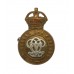 7th Queen's Own Hussars Collar Badge - King's Crown