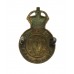 7th Queen's Own Hussars Collar Badge - King's Crown