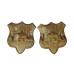 Pair of Loyal North Lancashire Regiment Collar Badges