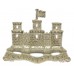 Royal Inniskilling Fusiliers Piper's Silvered Cap Badge