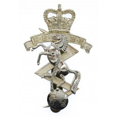 Royal Electrical & Mechanical Engineers (R.E.M.E.) Anodised (Staybrite) Cap Badge