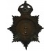 Nottinghamshire Constabulary Night Helmet Plate - King's Crown