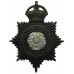 Lancashire Constabulary Night Helmet Plate - King's Crown