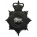 Surrey Constabulary Night Helmet Plate - Queen's Crown