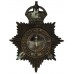 North Riding Constabulary Night Helmet Plate - King's Crown