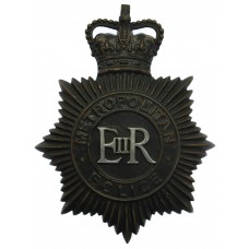 Metropolitan Police Night Helmet Plate - Queen's Crown