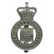 Cornwall Constabulary Cap Badge - Queen's Crown