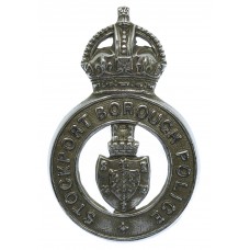 Stockport Borough Police Cap Badge - King's Crown