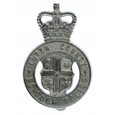 Luton County Borough Police Cap Badge - Queen's Crown