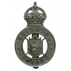 Brighton Borough Police Cap Badge - King's Crown