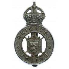 Brighton Borough Police Cap Badge - King's Crown