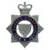 West Sussex Constabulary Senior Officer's Enamelled Cap Badge - Queen's Crown
