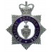 Dewsbury Borough Police Senior Officer's Enamelled Cap Badge - Queen's Crown