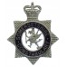 Somersetshire Constabulary Senior Officer's Enamelled Cap Badge - Queen's Crown