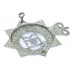 Sheffield & Rotherham Constabulary Senior Officer's Enamelled Cap Badge - Queen's Crown