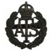 Auxiliary Territorial Service (A.T.S.) Officer's Service Dress Cap Badge - King's Crown