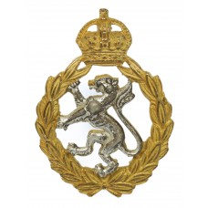 Women's Royal Army Corps (W.R.A.C.) Officer's Cap Badge - King's Crown