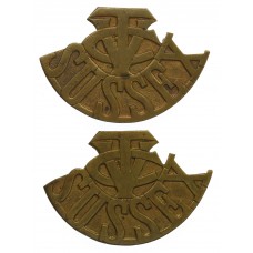 Pair of Sussex Volunteer Training Corps (VTC/SUSSEX) Shoulder Titles