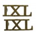 Pair of 9th Lancers (IXL) Shoulder Titles