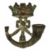 Victorian 2nd Volunteer Bn. Duke of Cornwall's Light Infantry White Metal Cap Badge (circa 1896-1900)