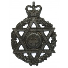 Royal Army Chaplains Department (Jewish) Cap Badge - Queen's Crown