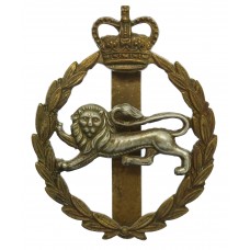 King's Own Royal Border Regiment Bi-metal Cap Badge - Queen's Crown