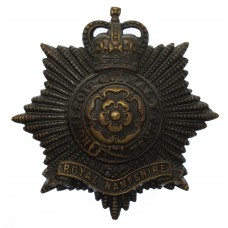 Royal Hampshire Regiment Officer's Service Dress Cap Badge