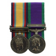 Gulf Medal (Clasp - 16 Jan to 28 Feb 1991) & Campaign Srvice Medal (Clasp - Northern Ireland) Medal Pair - Gdsm. J.R. Macleod, Grenadier Guards